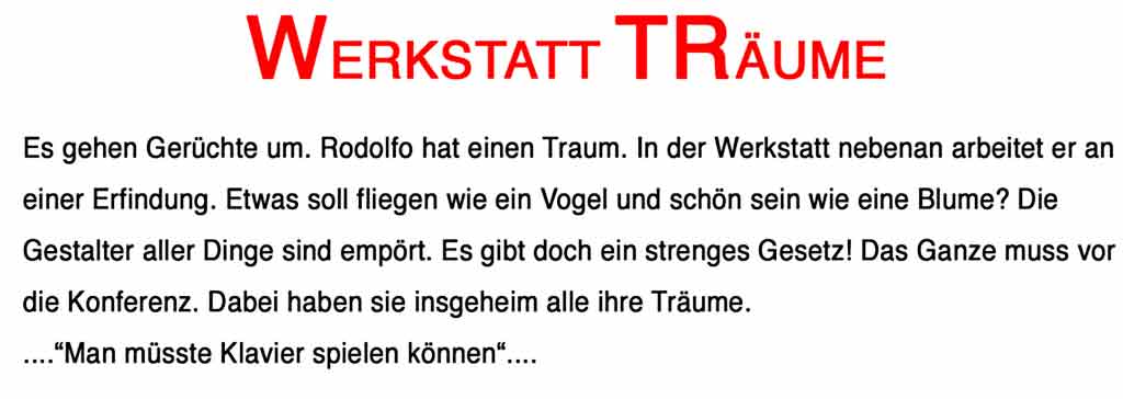 Werkstatt Träume